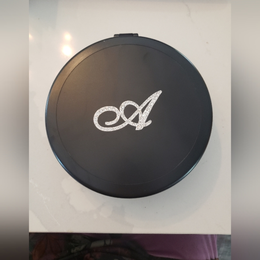 Travel Mirrors With Light, Rhinestone Monogram, Not Used